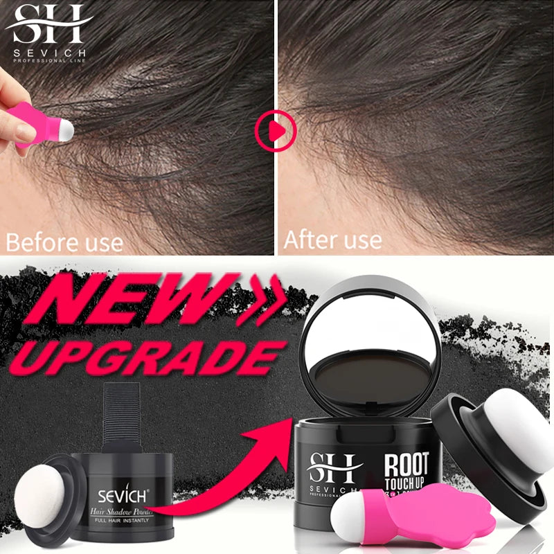 Hairline Powder 4g Black Root Cover Up Instant Waterproof Hair Line Shadow Powder Hair Concealer Coverage Makeup
