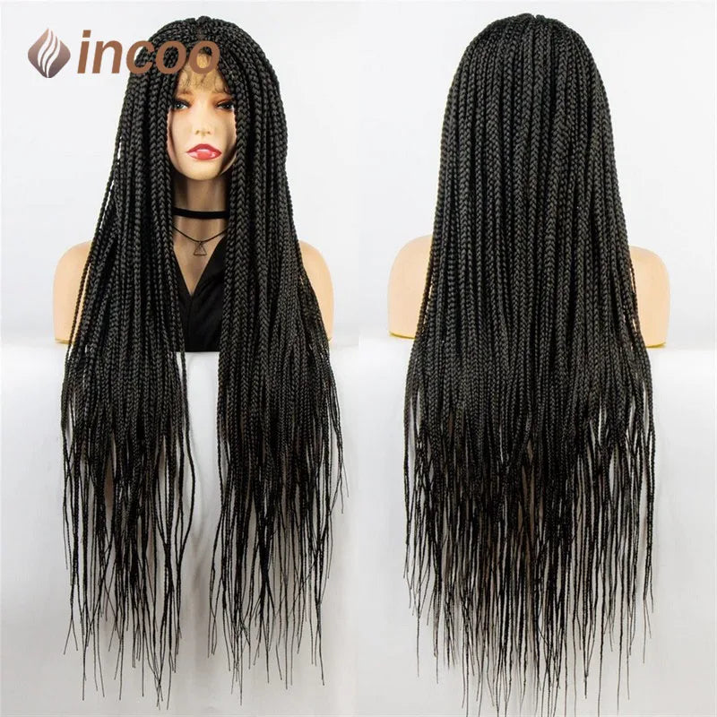 360 Full Lace Knotless Braids Wig 36&